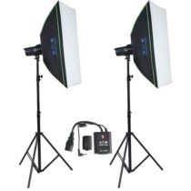 金鹰L6 600W双灯套装 影棚人像与广告拍摄的性价比之选